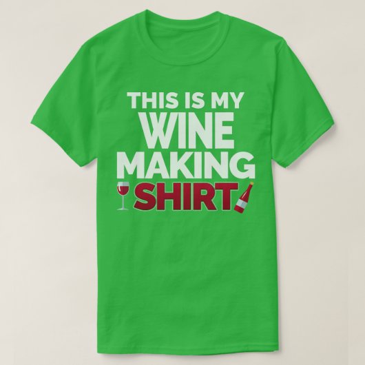T-shirt Winemaker This is My Wine Making for Professional (Design devant)