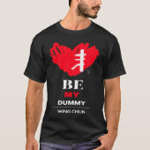 T-shirt Wing Chun mannequin en bois Valentine en détresse  (Devant)