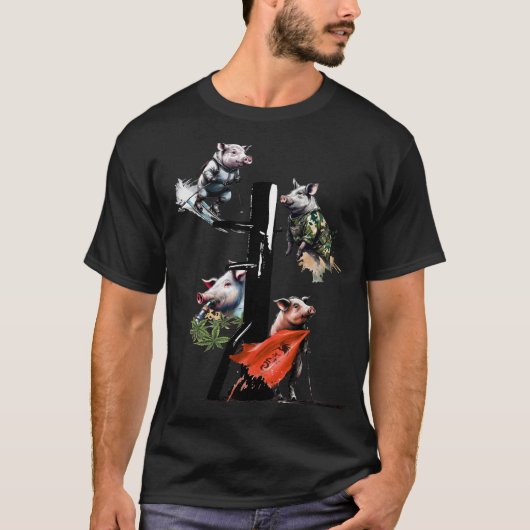 T-shirt Wing Chun sows (Devant)