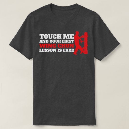 T-shirt Wing Chun Vintage chinois (Design devant)
