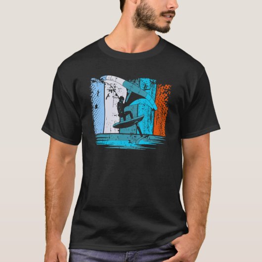 T-shirt Wing Surf Wing Foil Wingsurf Rétro (Devant)
