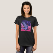 T-shirt Winged Dragon I hurle Violet Indian Ringneck P (Devant entier)