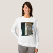 T-shirt Winged humain-a dirigé le taureau, période (Devant entier)
