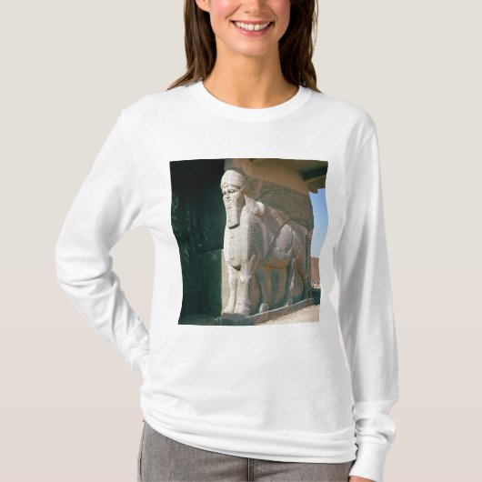 T-shirt Winged humain-a dirigé le taureau, période (Devant)