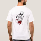 T-shirt winged skull and back gryphon (Dos)