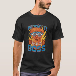 T-shirt Wingin' Like A Boss Celebrating Love for Chick