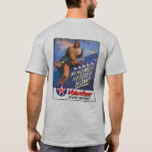 T-shirt Wingman requis maintenant (de couleur claire) (Dos)