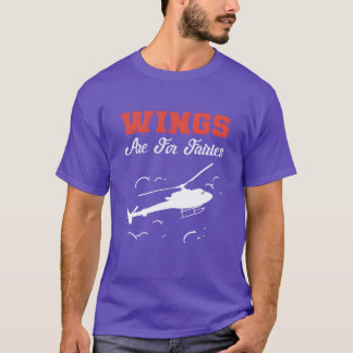 T-shirt Wings for Fairies Bachelor of Aviation Gift friend