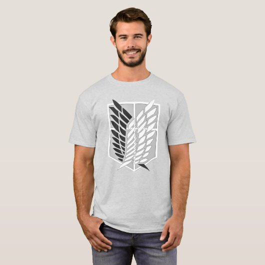 T-shirt Wings of Freedom — Survey Corps Emblem Tee (Devant entier)