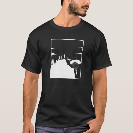 T-shirt Wingsuit Basejumping Skydiving Evolution (Devant)