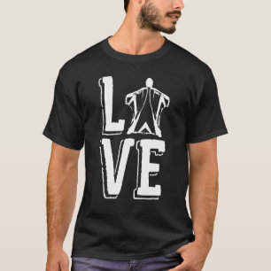 T-shirt Wingsuit Love Skydiving Basjumper Wingsuit