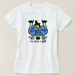 T-shirt Winking Witch Midnite Lounge - Style foncé