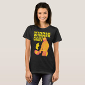 T-shirt Winner Winner Mullet Dinner Party In The Back  2 (Devant entier)