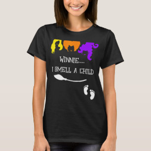 T-shirt Winnie Je Sens Un Enfant Halloween Grossesse Annou