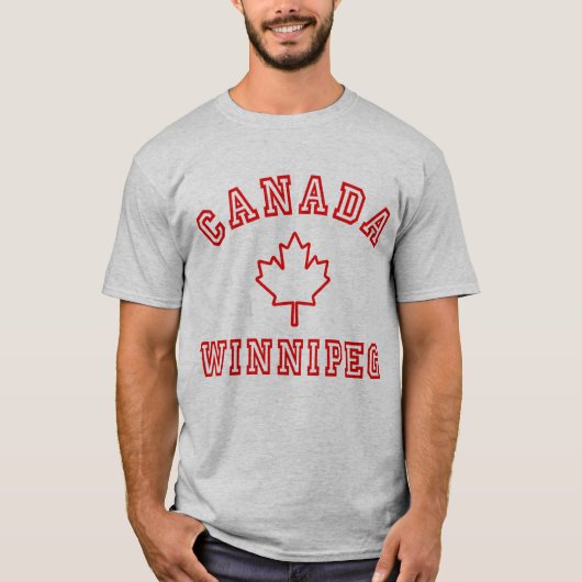 T-shirt Winnipeg Canada (Devant)
