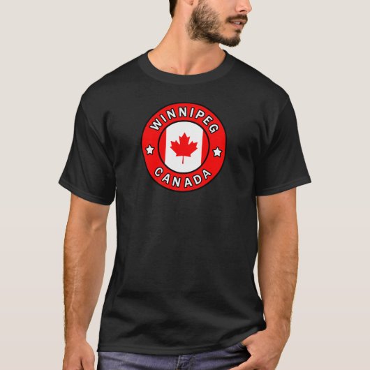 T-shirt Winnipeg Canada (Devant)