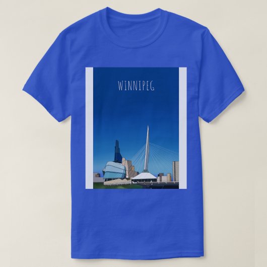 T-shirt Winnipeg Manitoba Canada (Design devant)