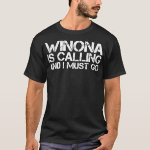 T-shirt WINONA MN MINNESOTA Funny City Trip Accueil Racine