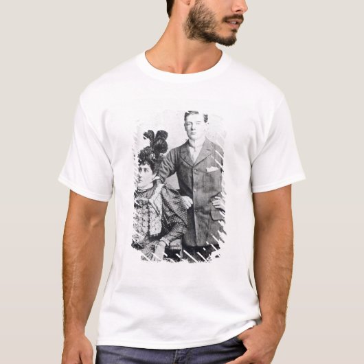 T-shirt Winston Churchill avec le sien mère 2 (Devant)