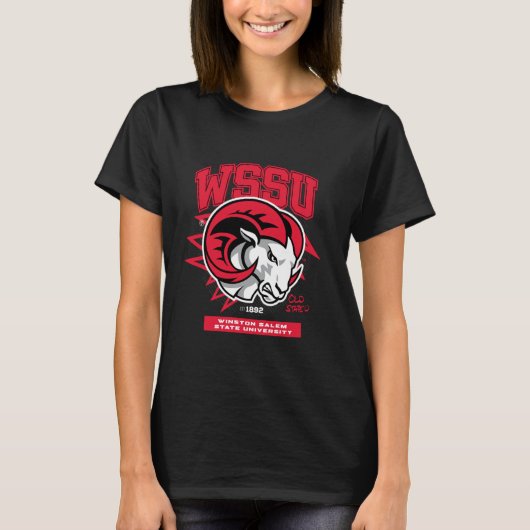 T-shirt Winston Salem State University - WSSU - HBCU - Ram (Devant)