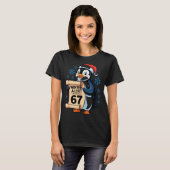 T-shirt Winter Alert Penguins Who Say 67 Six Seven Meme Ch (Devant entier)