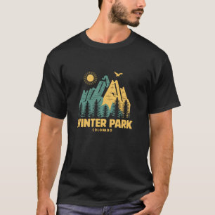 T-shirt Winter Park Mountains Colorado Randonnée Extérieur