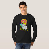 T-shirt Winter Party Deck Chair Parody Melting Snowman (Devant entier)