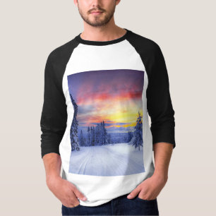 T-shirt Winter scenery