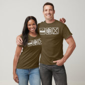 T-shirt Winter skiing (Unisexe)
