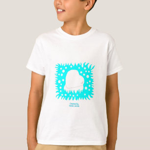 T-shirt Winter Snow Heart Boys White Basic T Shirt