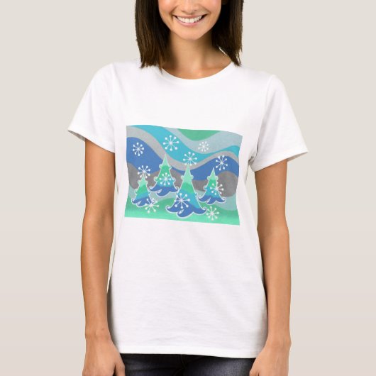 T-shirt Winter Trees (Devant)