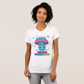 T-shirt “Winter Wonderland” Tee with Snowflakes & Mushroom (Devant entier)