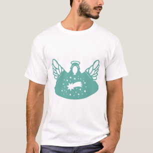 T-shirt Winter Wonderland - un nain avec un cadeau