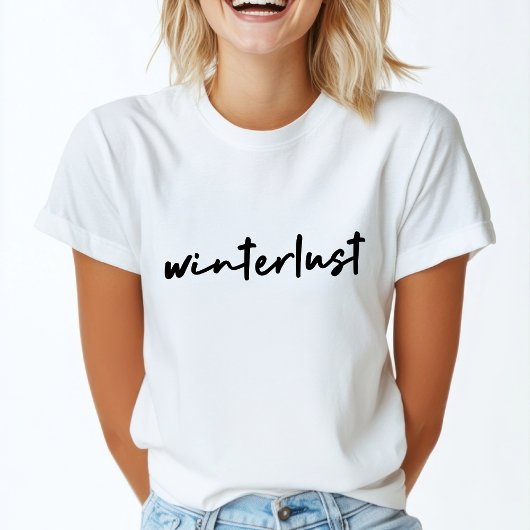 T-shirt Winterlust | Noël minimaliste moderne hiver