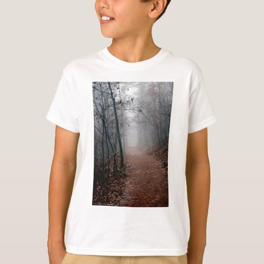 T-shirt Winters Fog - Pas de fin en vue sur le sentier Cad (Devant)