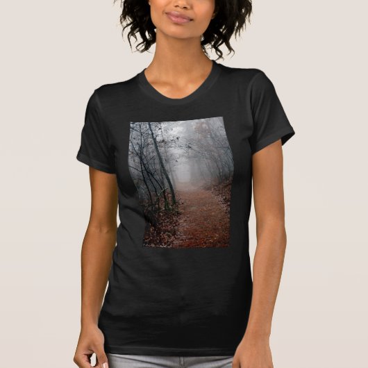 T-shirt Winters Fog - Pas de fin en vue sur le sentier Cad (Devant)