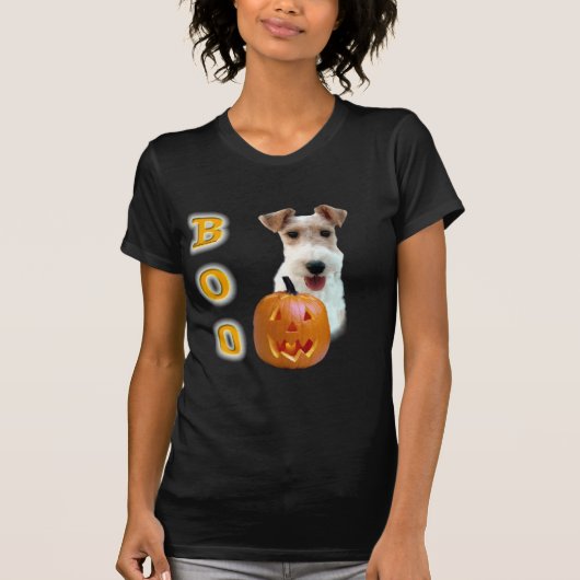 T-shirt Wire Fox Terrier Boo (Devant)