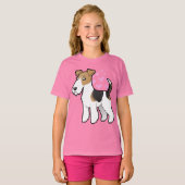 T-shirt Wire Fox Terrier Love (Devant entier)