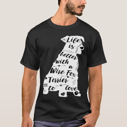 T-shirt Wire Fox Terrier pour Wire Fox Terrier Dog (Devant)