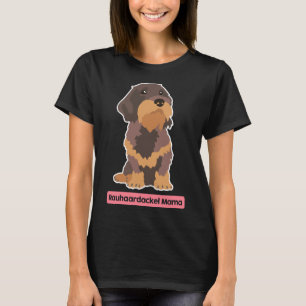 T-shirt Wire Haired Dachshund Maman