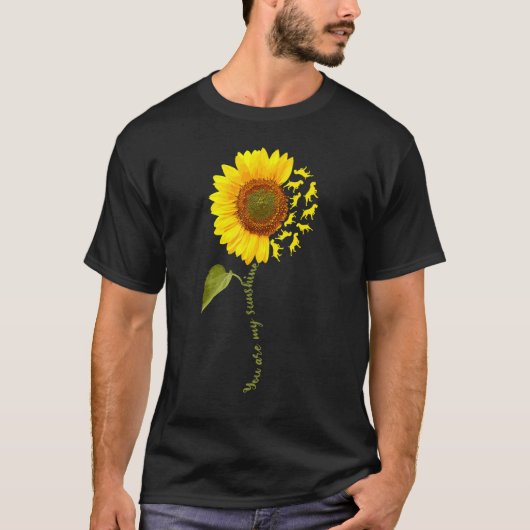 T-shirt Wirehaired Pointing Griffon Sunflower (Devant)