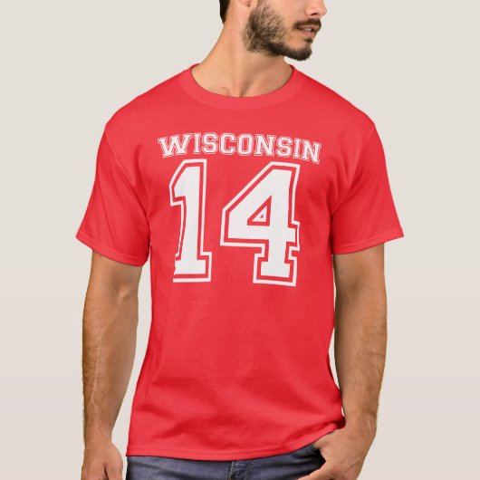 T-shirt Wisconsin 14 (Devant)