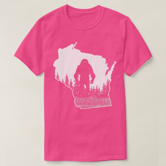 T-shirt Wisconsin Bigfoot (Design devant)
