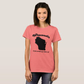 T-shirt Wisconsin - Venez sentir notre air laitier (Devant entier)