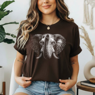T-shirt Wisdom – Elephant Portrait 