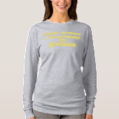 T-shirt "WISDOM EQUATION" Mignonne Expression Design. Comm (Devant)