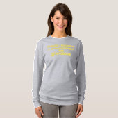 T-shirt "WISDOM EQUATION" Mignonne Expression Design. Comm (Devant entier)