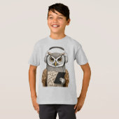 T-shirt Wise Owl Kid (Devant entier)