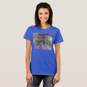 T-shirt Wisteria (moitié gauche) par Claude Monet (Devant entier)