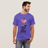 T-shirt Witch Don’t Ruffle My Feathers Halloween Flamingo (Devant entier)